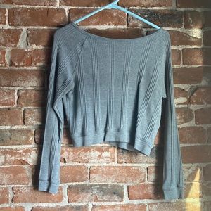 Make an offer! Grey Victoria’s Secret cropped sweater